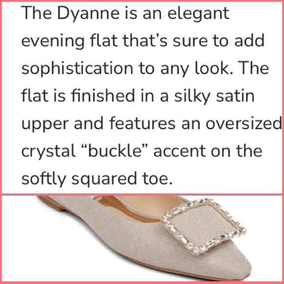 💎BADGLEY MISCHKA Dyanna Pave Flats Sz 6 USE $10 off wQR Code🤗 - Picture 9 of 10